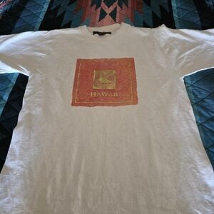White Hawaii Graphic T-Shirt